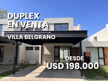 HOUSING DUPLEX EN VENTA 3 DORMITORIOS VILLA BELGRANO CORDOBA